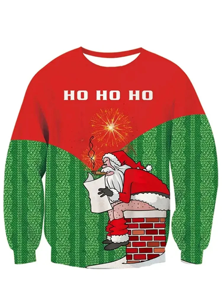 Men's Casual Art Graphic Long Sleeve Sweatshirt