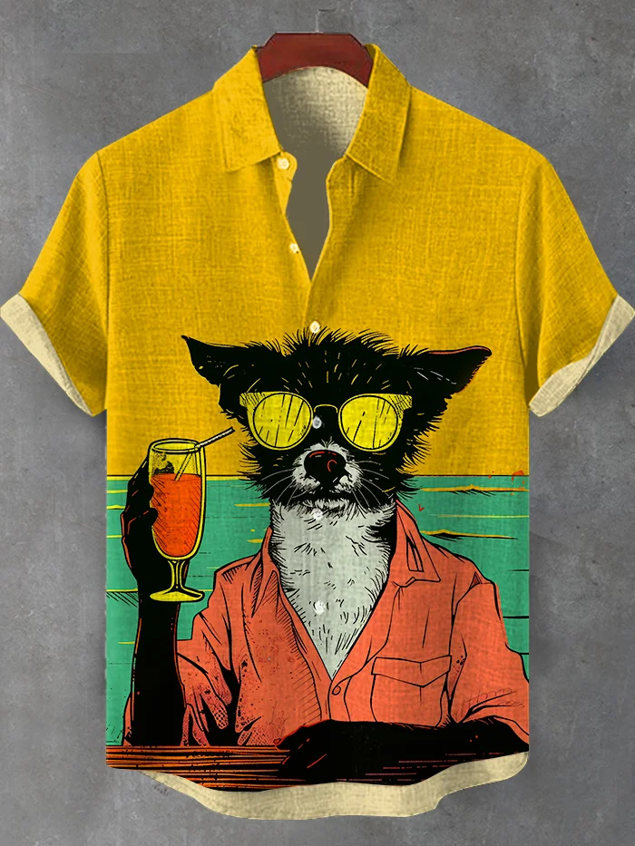 [Copy][Copy][Copy][Copy][Copy][Copy][Copy][Copy]animal graphic short sleeve shirt