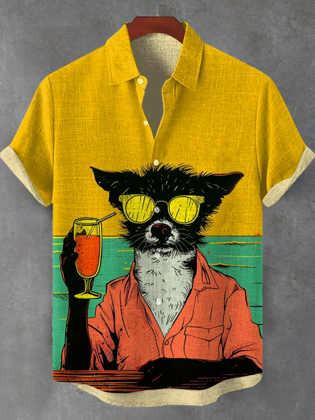 [Copy][Copy][Copy][Copy][Copy][Copy][Copy][Copy]animal graphic short sleeve shirt