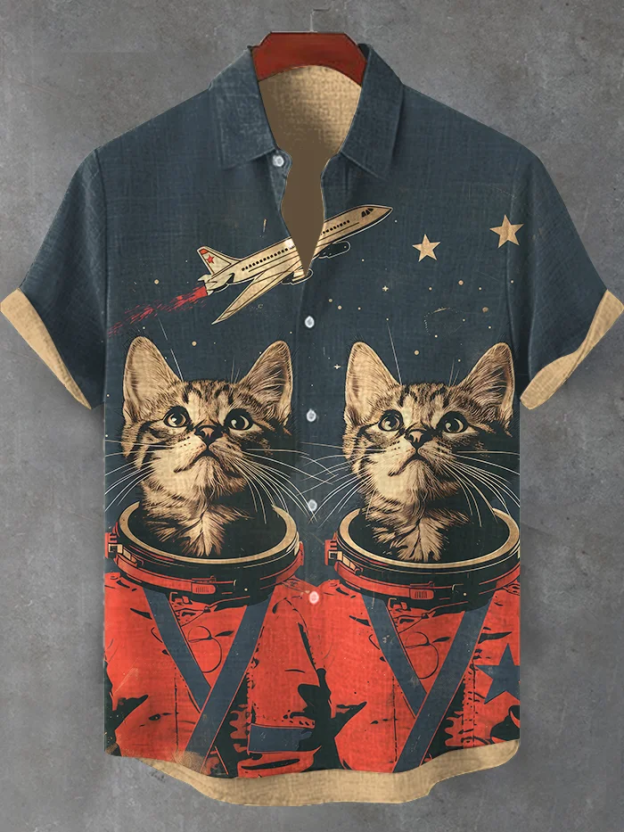 [Copy][Copy][Copy][Copy][Copy][Copy][Copy][Copy]animal graphic short sleeve shirt