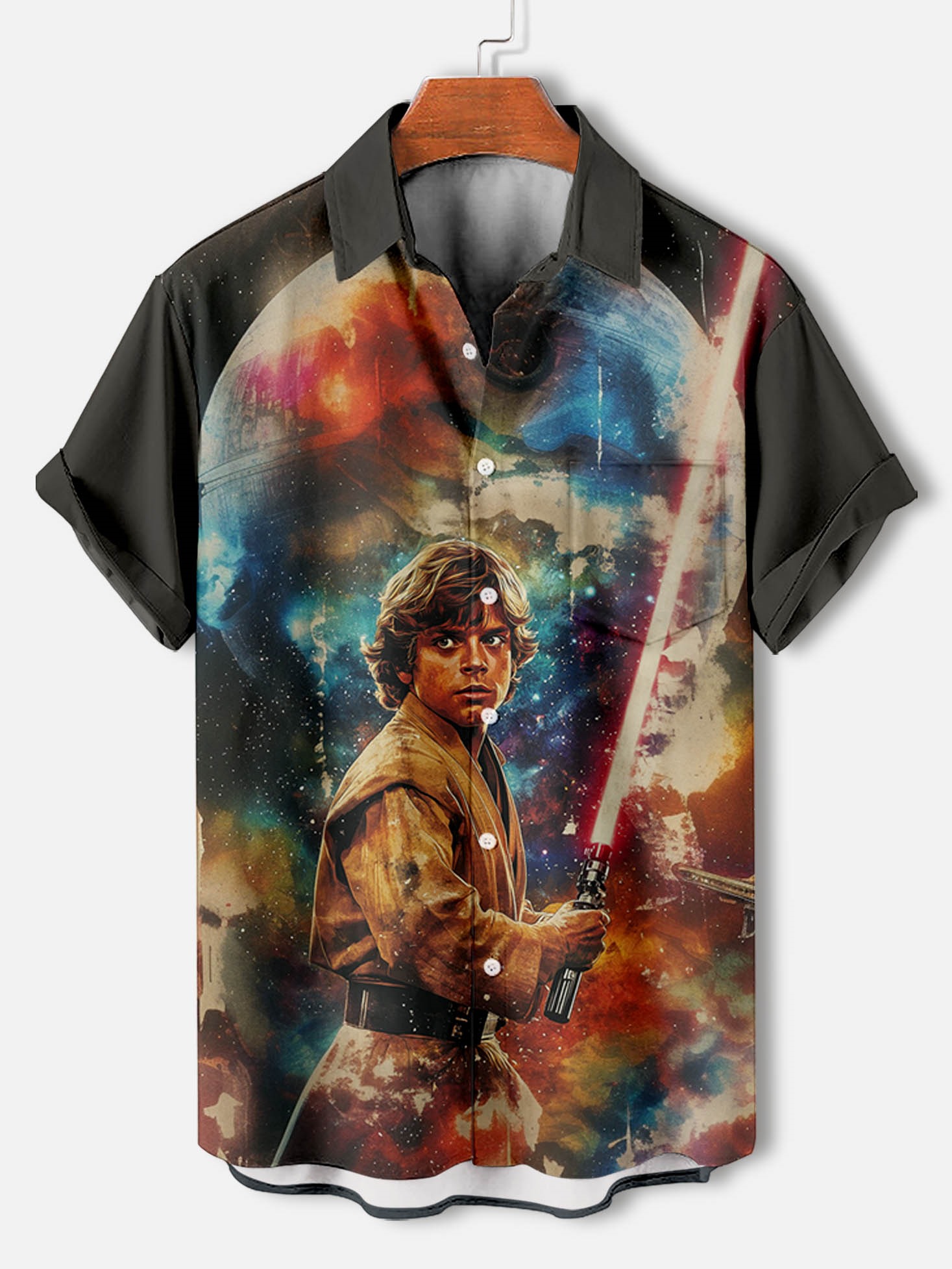 Men's Classic Movie Graphic Short Sleeve Shirt