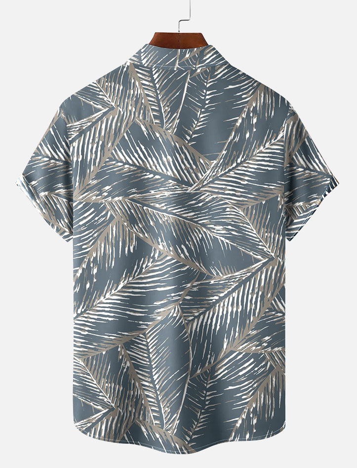 Men's Short Refreshing elegant hawaii Sleeve Shirt 