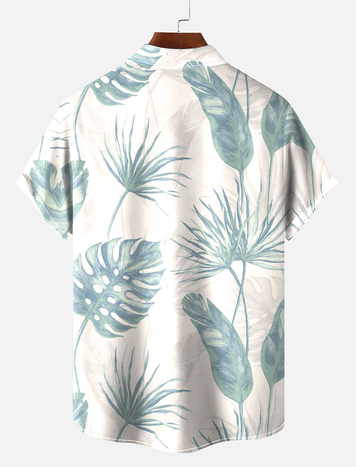 Men's Short Refreshing elegant hawaii Sleeve Shirt 