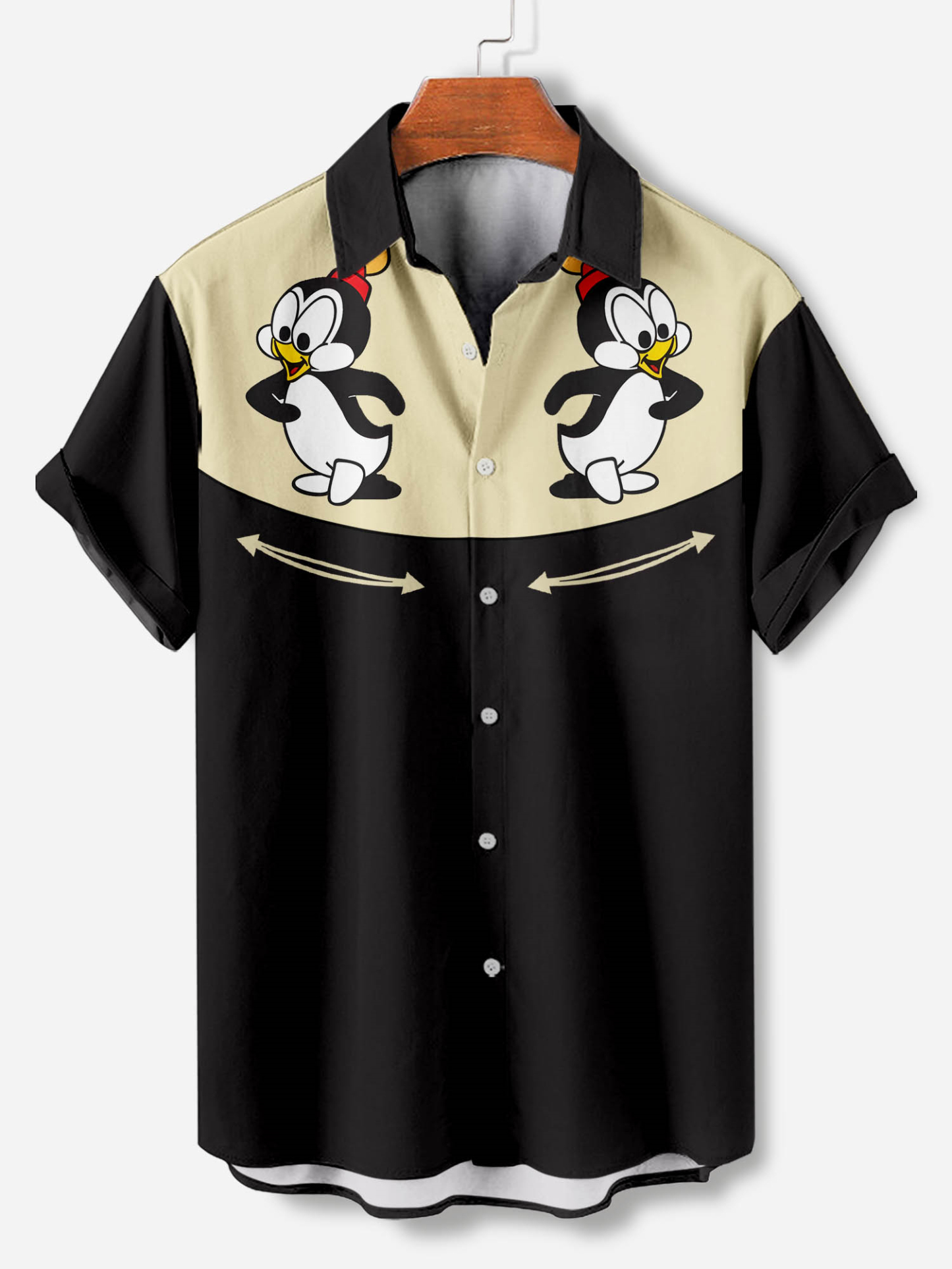 Men's Short Refreshing elegant hawaii Sleeve Shirt