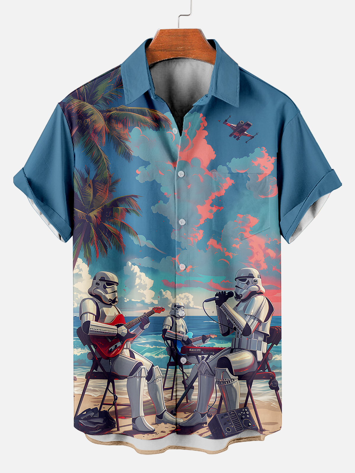 [Copy]Men's Vintage Witch Oil Painting Art Halloween Short Sleeve Shirt