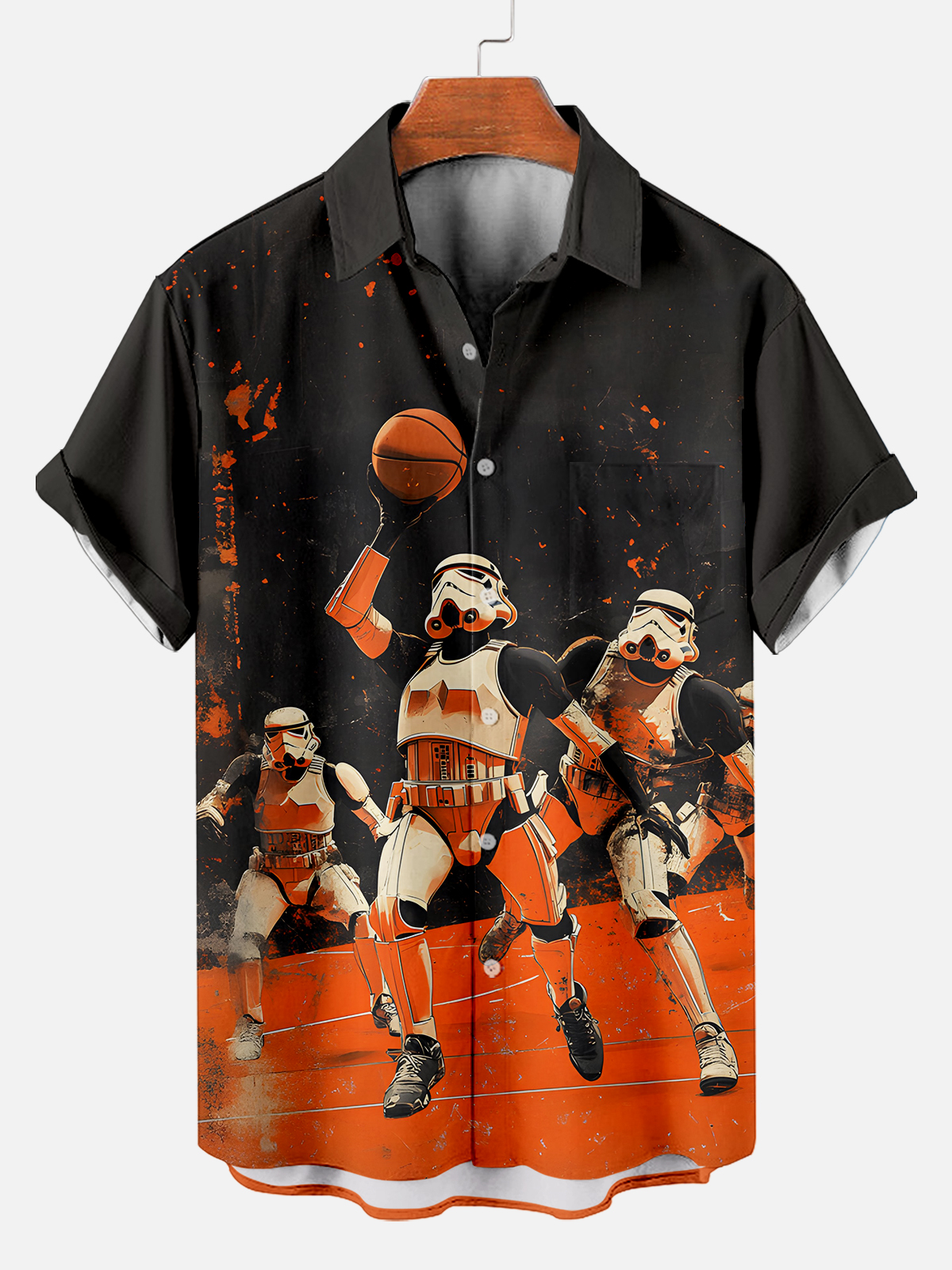 Men's Classic Movie Graphic Short Sleeve Shirt