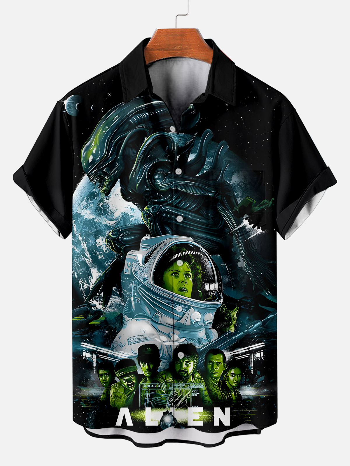Men's Classic Movie Graphic Short Sleeve Shirt