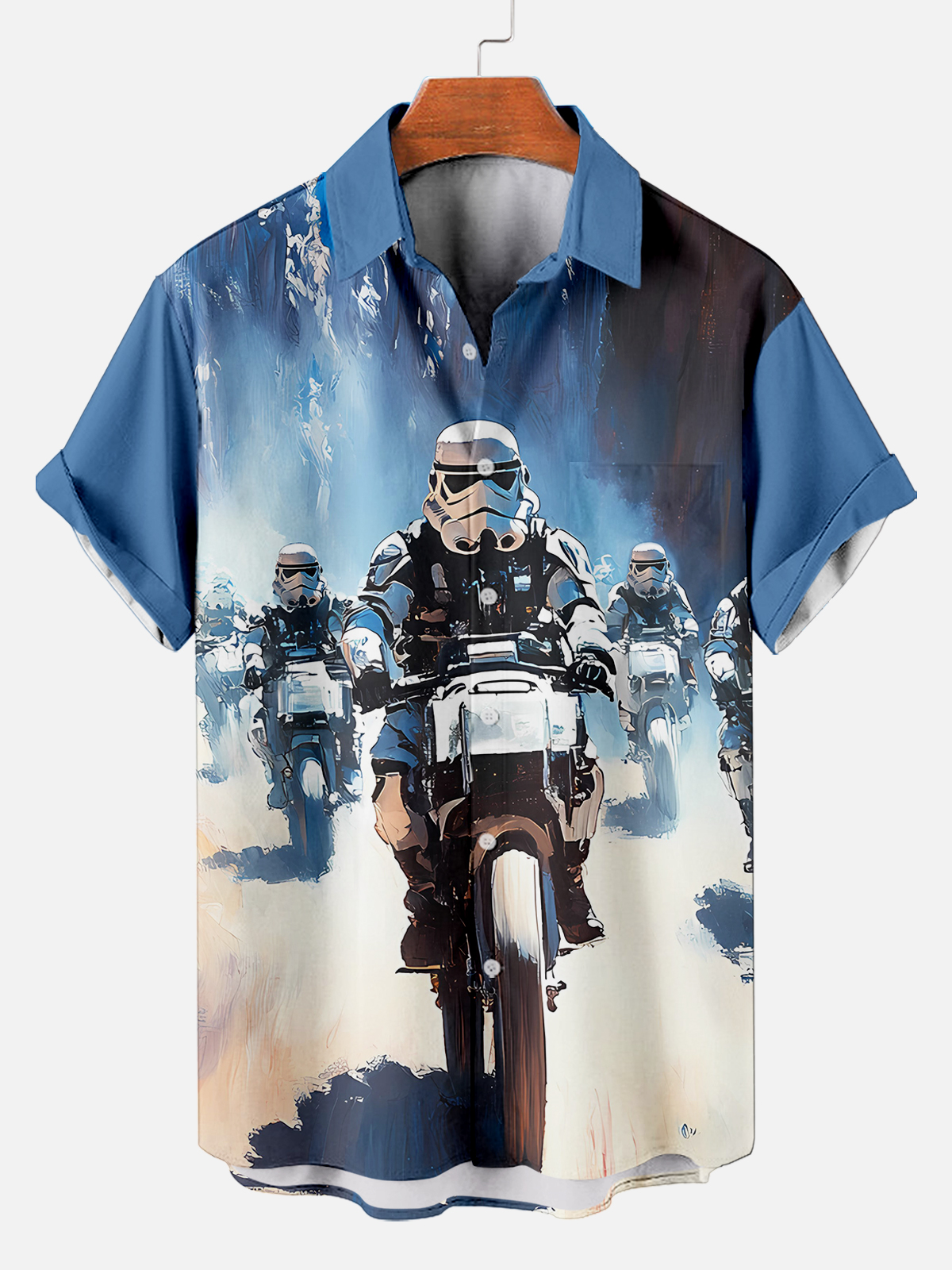 Men's Classic Movie Graphic Short Sleeve Shirt