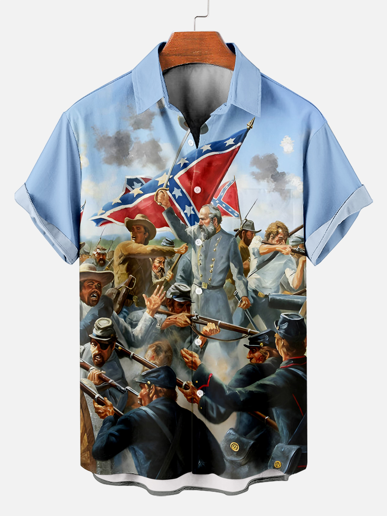 Men's Retro Graphic Short Sleeve Shirt