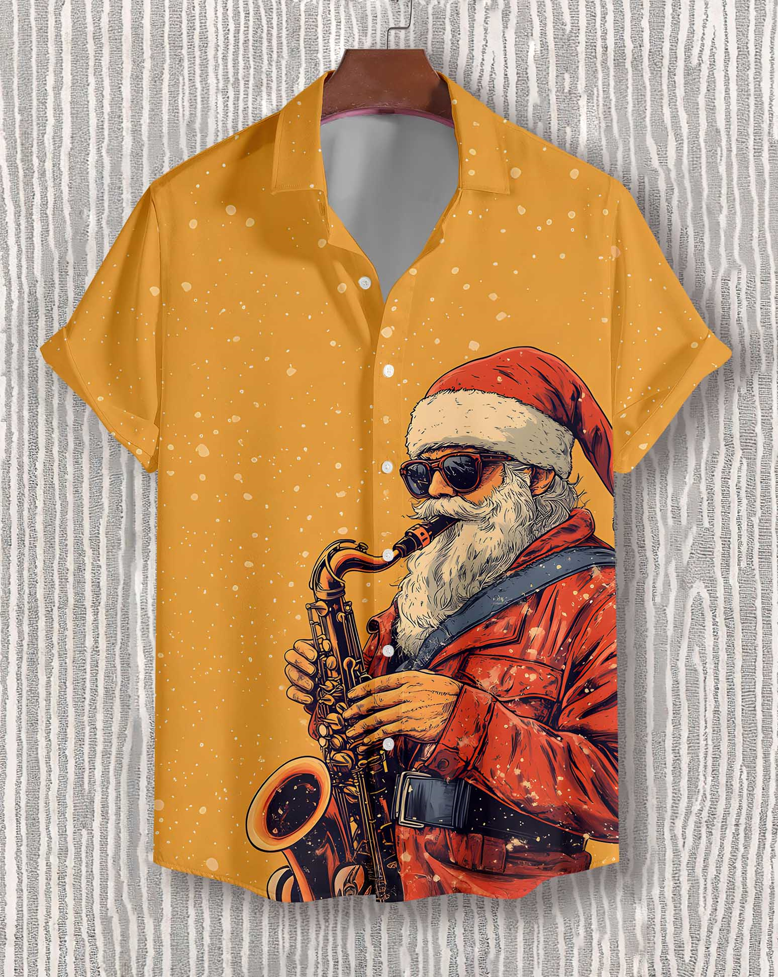 Men's Christmas Graphic Short Sleeve Shirt