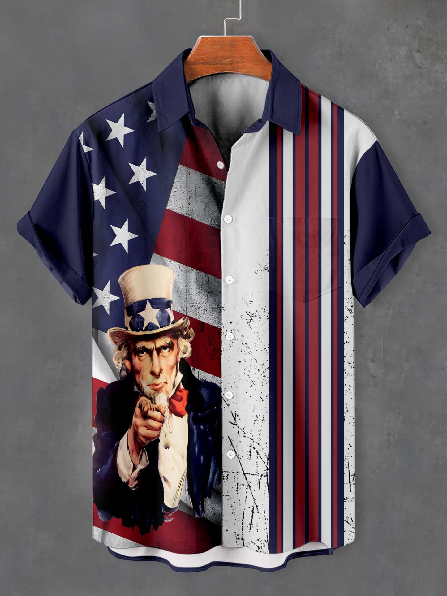 Men's Fun Cartoon Graphic Short Sleeve Shirt