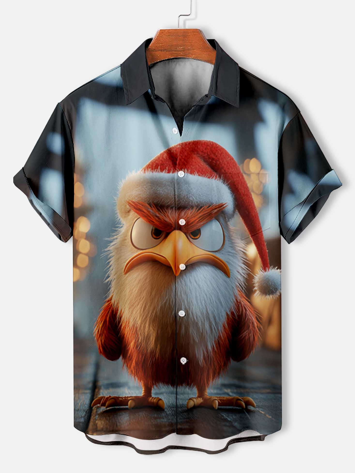 Men's Fun Animal Graphic Short Sleeve Shirt
