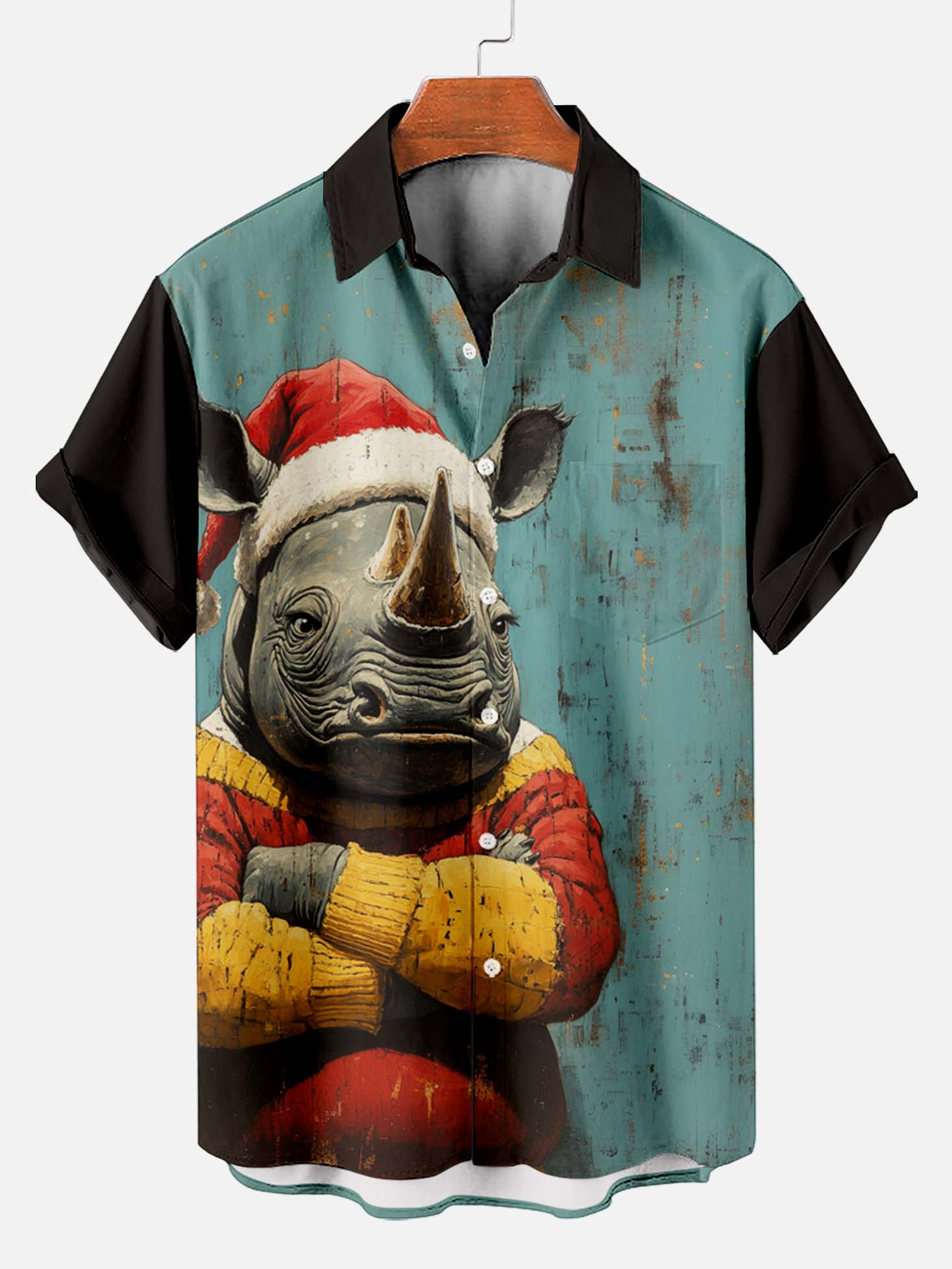 Men's Fun Cartoon Graphic Short Sleeve Shirt