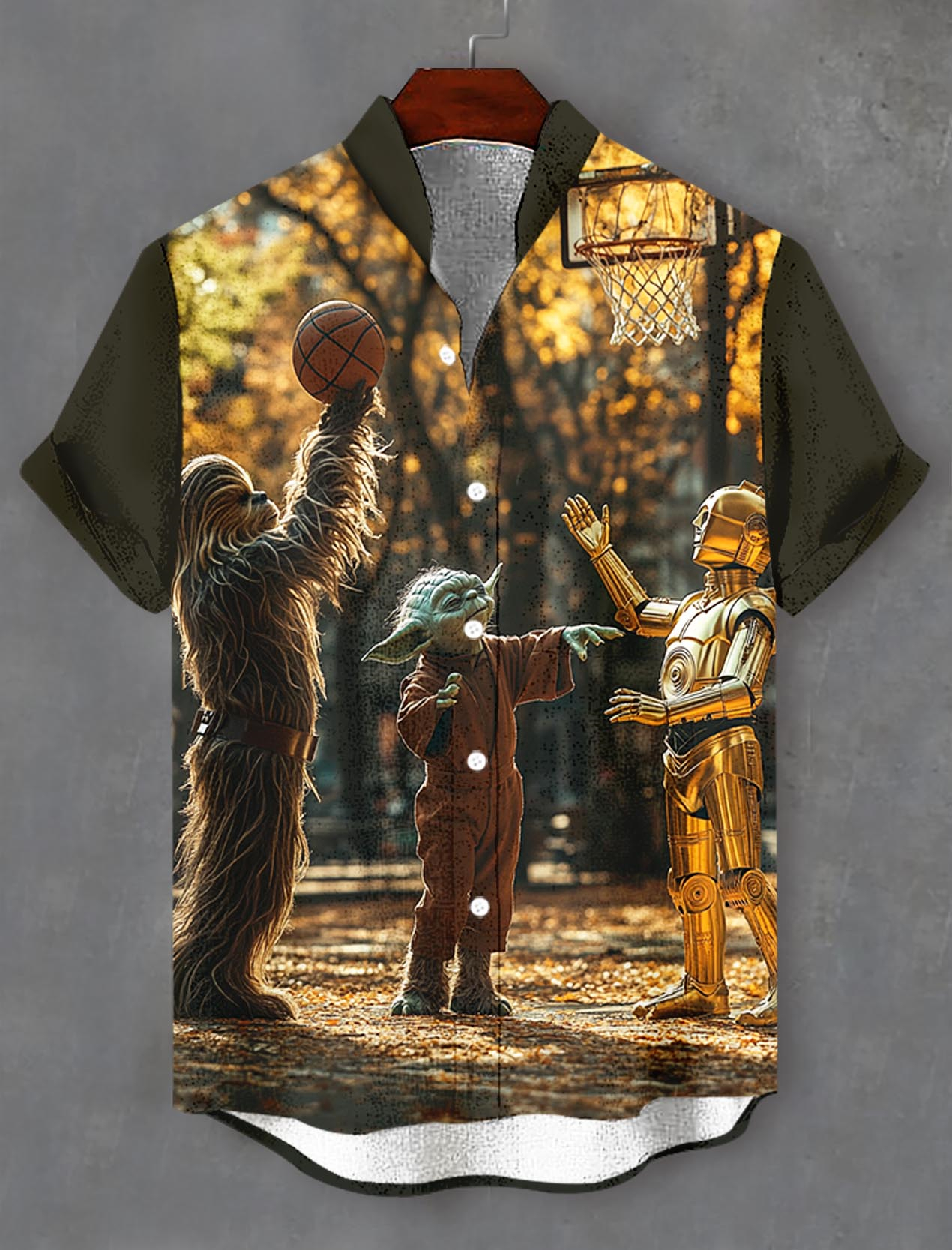 Men's Classic Movie Graphic Short Sleeve Shirt