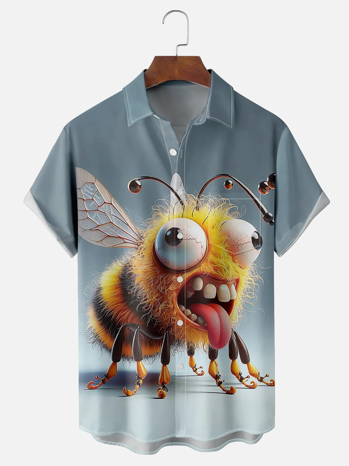 [Copy]Men's Classic Movie Godfather Animal Fun Graphic Short Sleeve Shirt