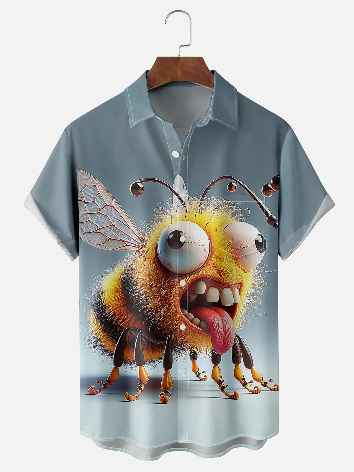 [Copy]Men's Classic Movie Godfather Animal Fun Graphic Short Sleeve Shirt