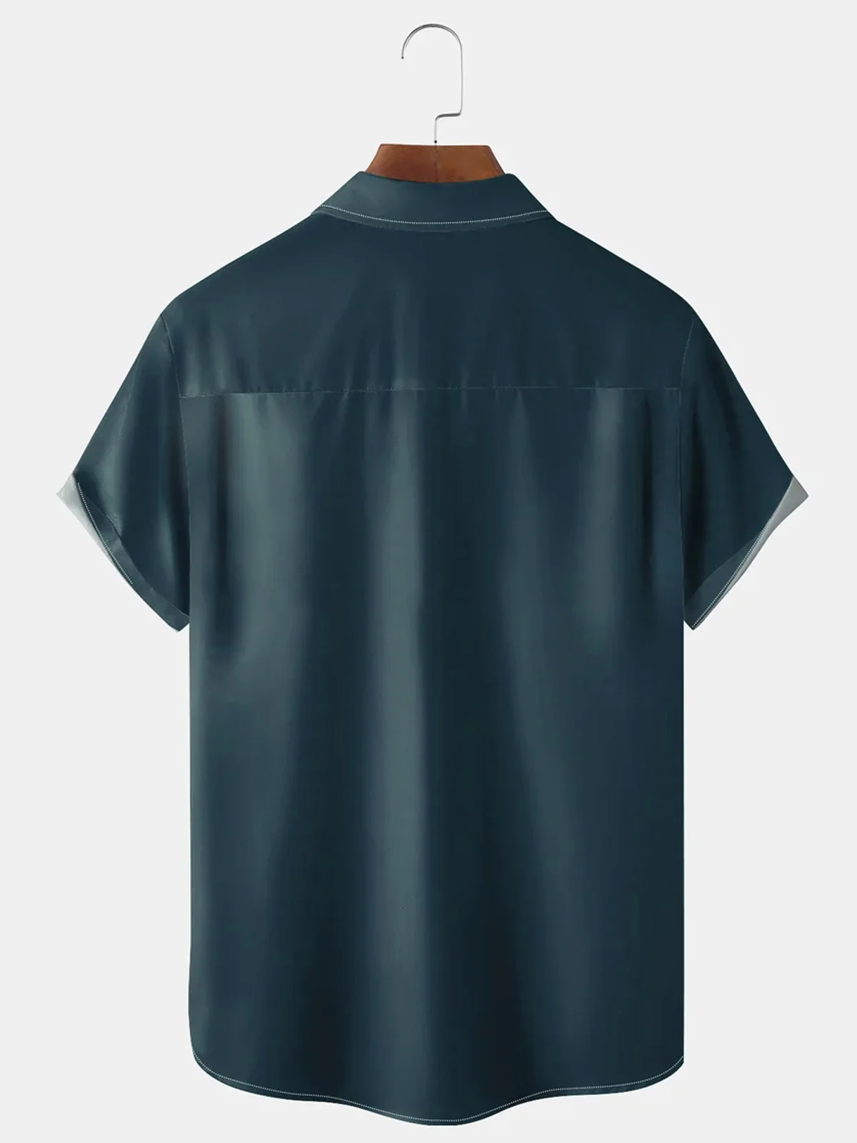 Men's Casual Pocket Short Sleeve Shirt