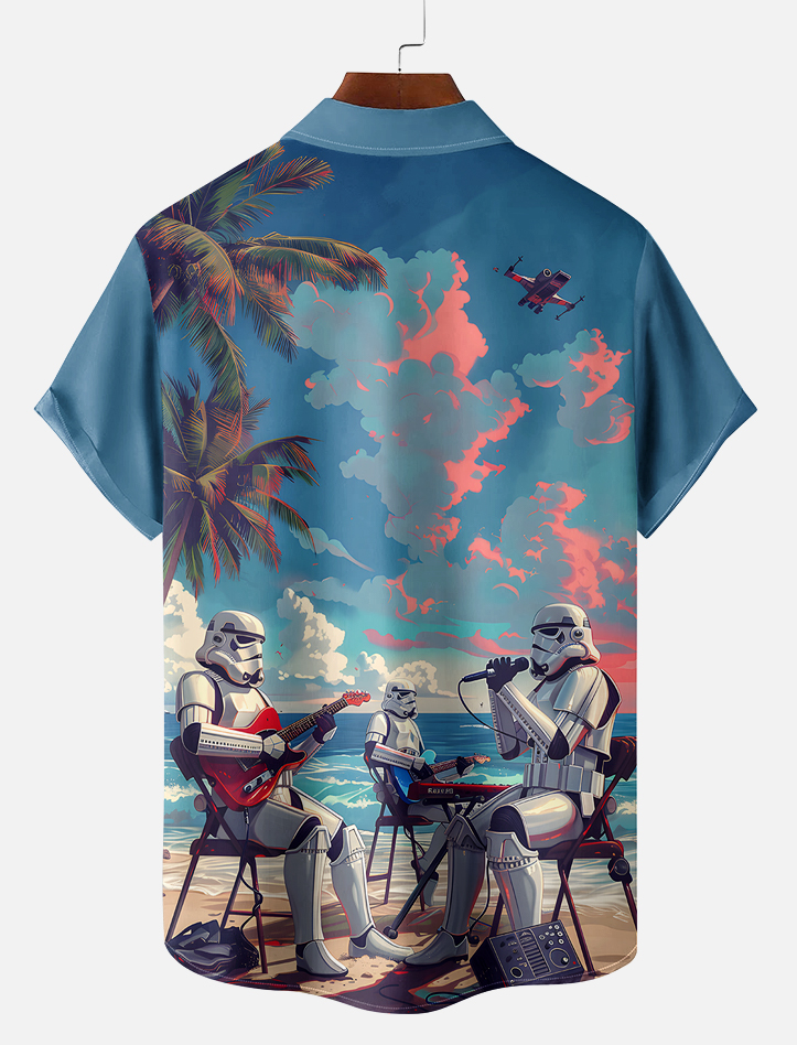 Classic movie graphic short sleeve shirt