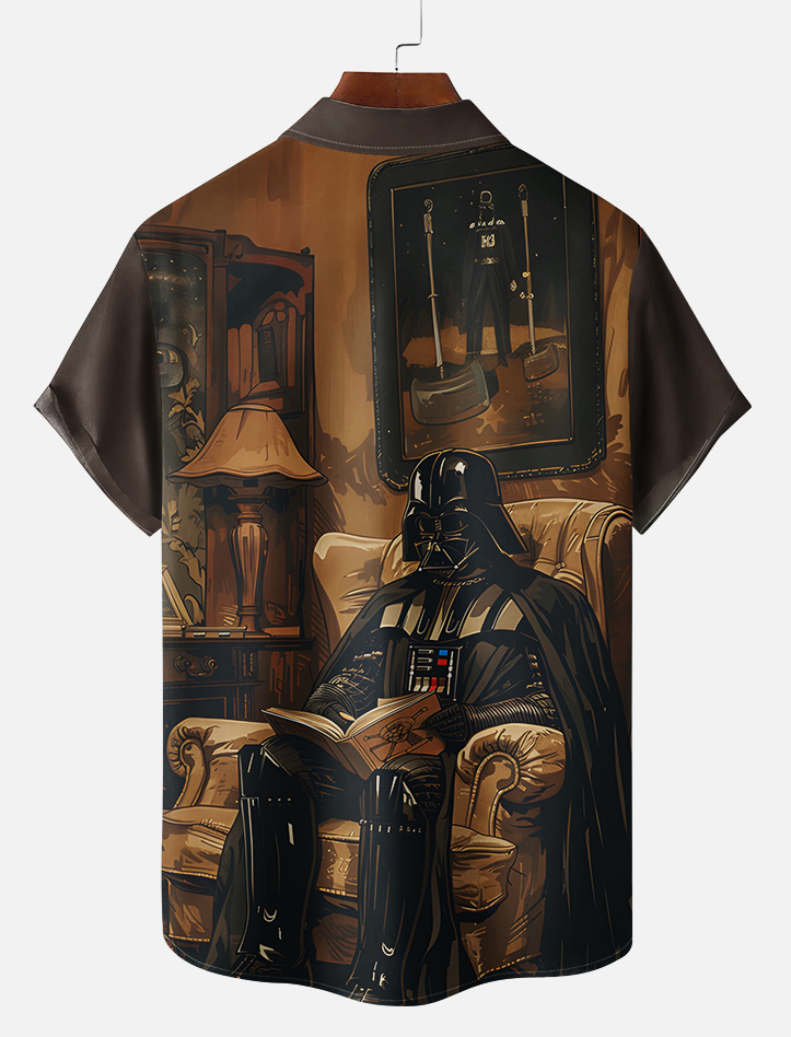 Men's Classic Movie Graphic Short Sleeve Shirt