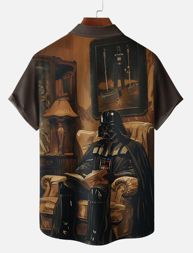 Men's Classic Movie Graphic Short Sleeve Shirt