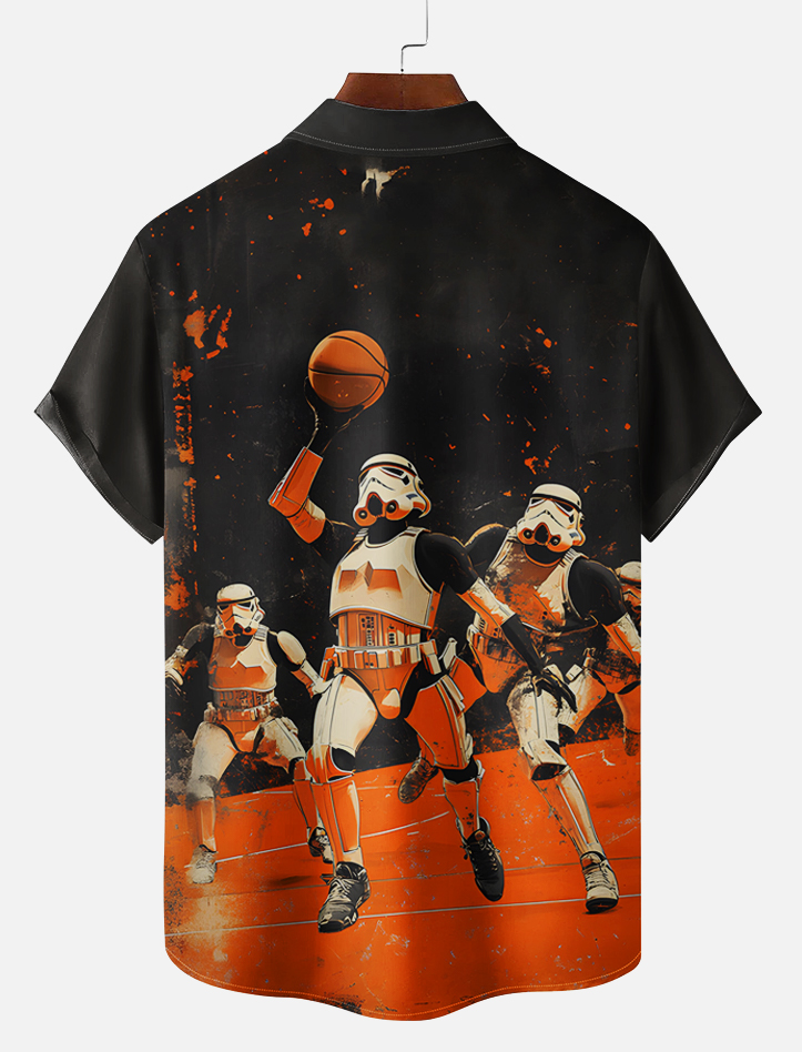 Men's Classic Movie Graphic Short Sleeve Shirt