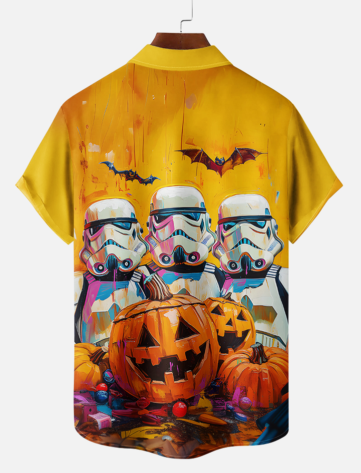 Men's Classic Movie Graphic Short Sleeve Shirt