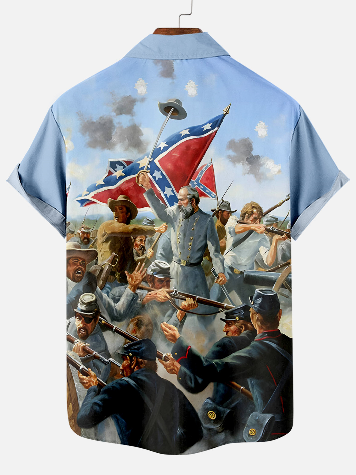 Men's Retro Graphic Short Sleeve Shirt