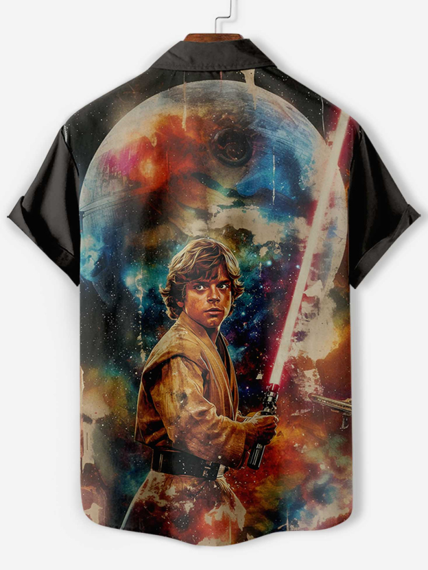 Men's Classic Movie Graphic Short Sleeve Shirt