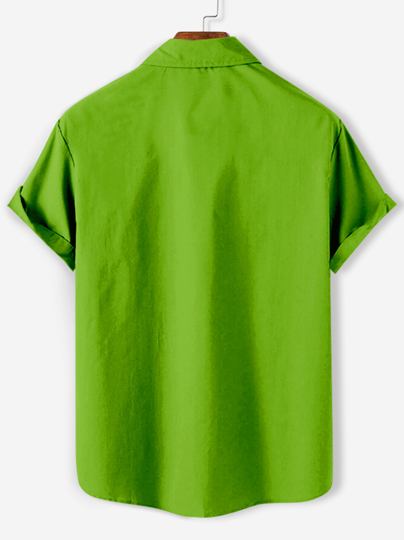 Men's cartoon racing stripe element short-sleeved shirt
