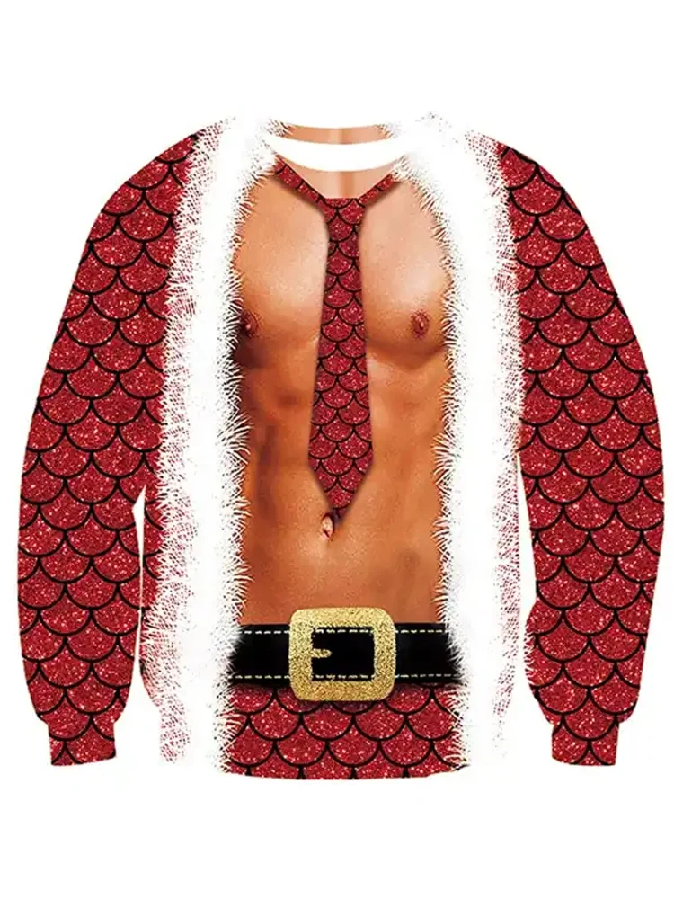 Men's Casual Art Graphic Long Sleeve Sweatshirt