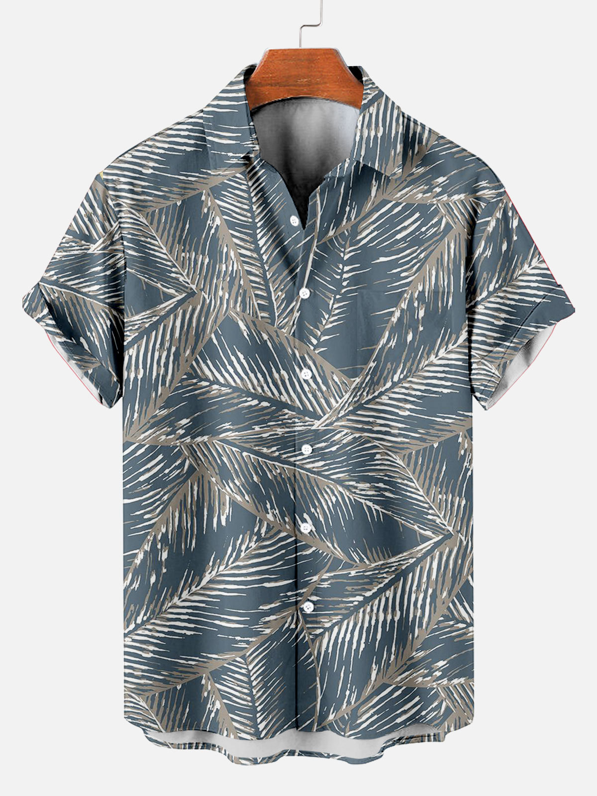 Men's Short Refreshing elegant hawaii Sleeve Shirt 