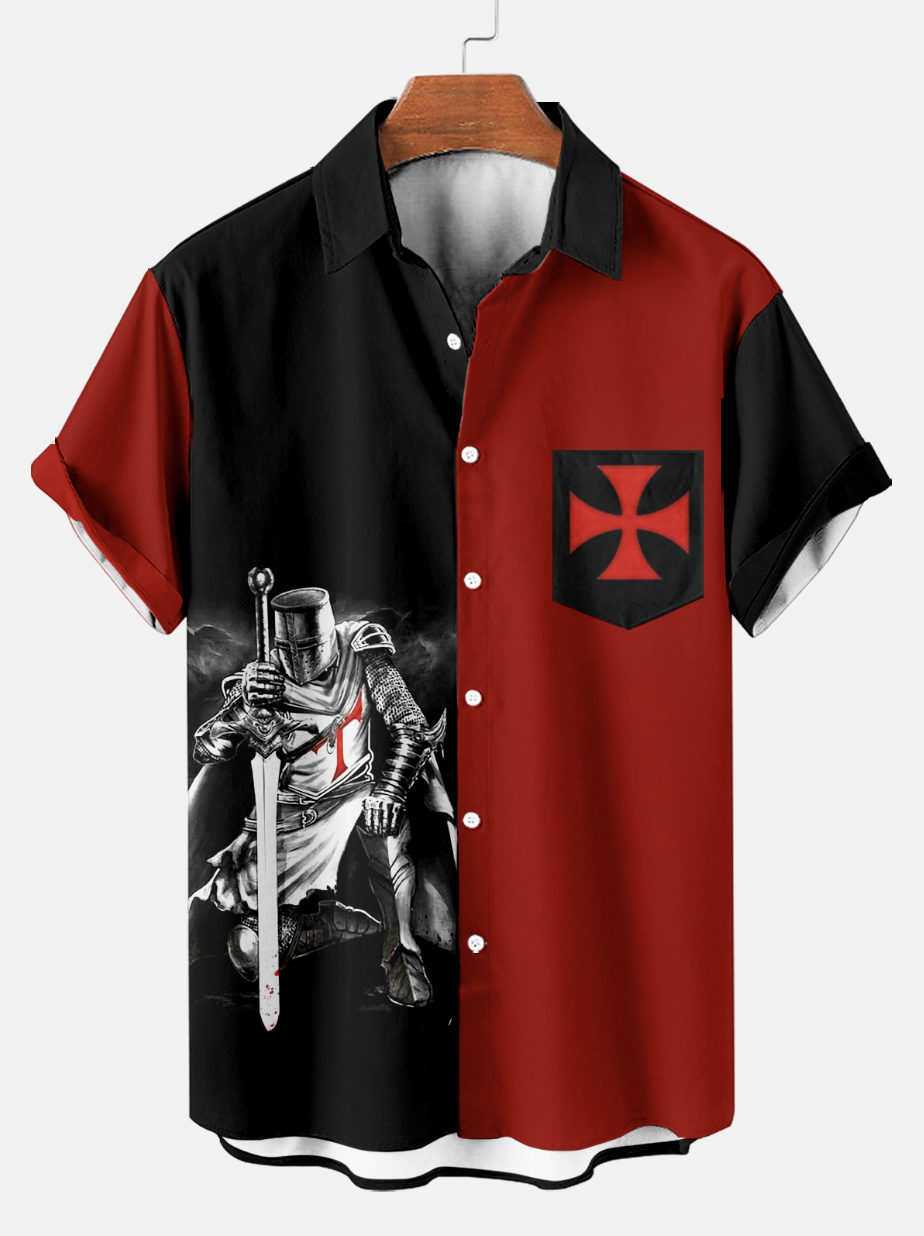 MEN'S MEMORIAL DAY FAITH PRINT SHORT SLEEVE SHIRT