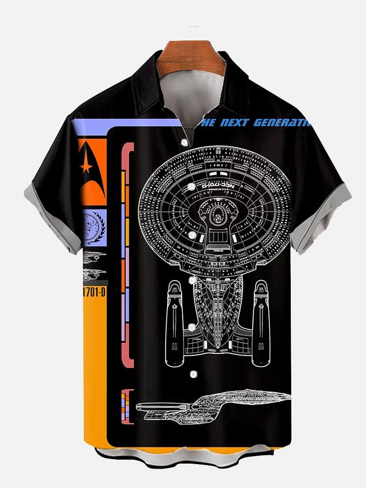 machine graphic short sleeve shirt