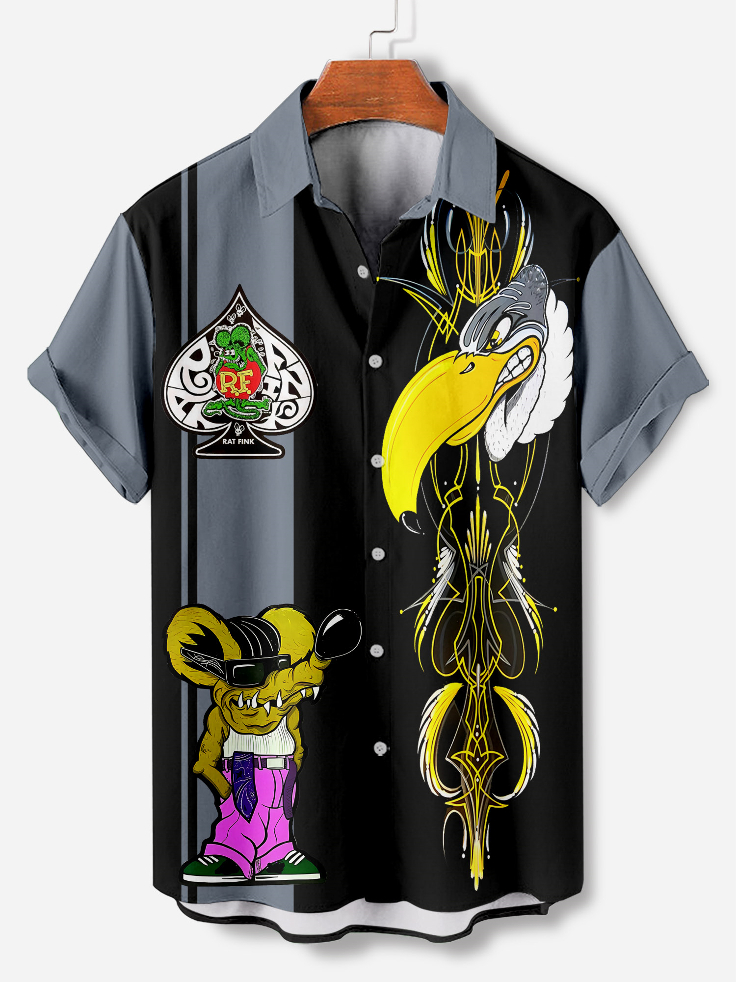 Men's Short Refreshing elegant hawaii Sleeve Shirt