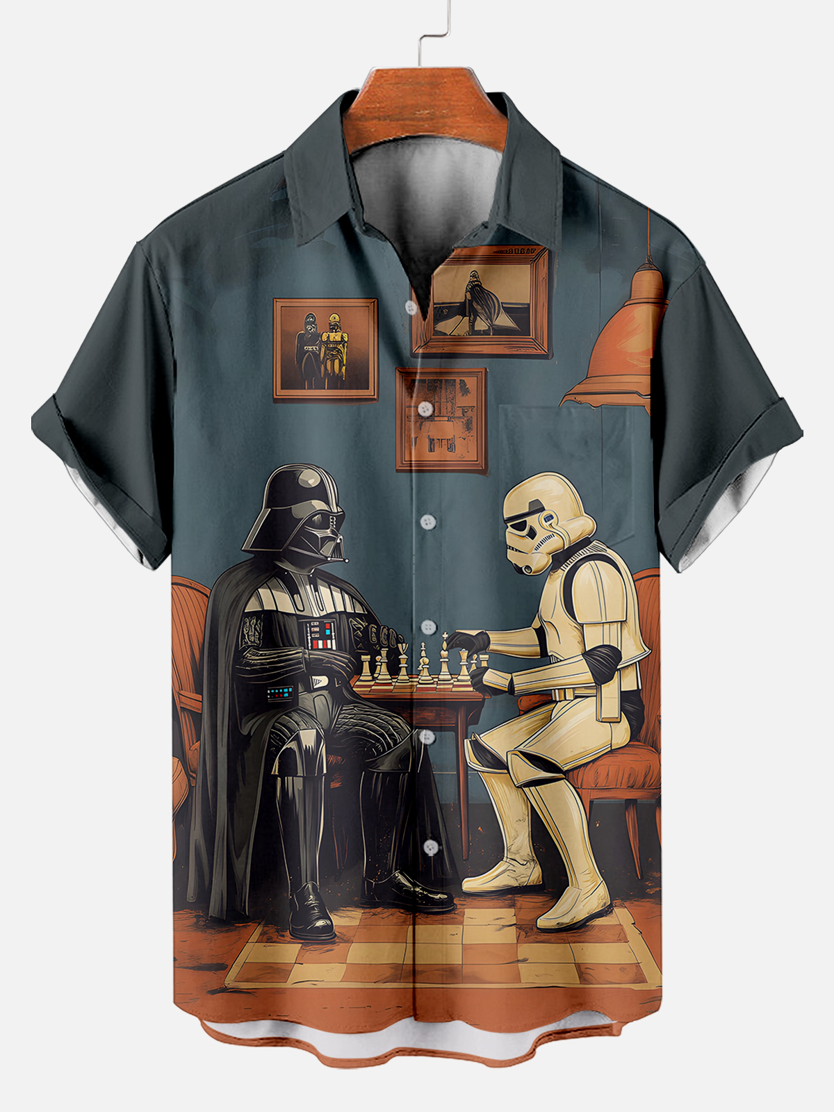 Men's Classic Movie Graphic Short Sleeve Shirt