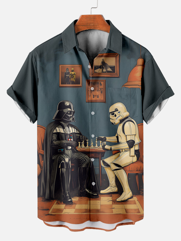 Men's Classic Movie Graphic Short Sleeve Shirt