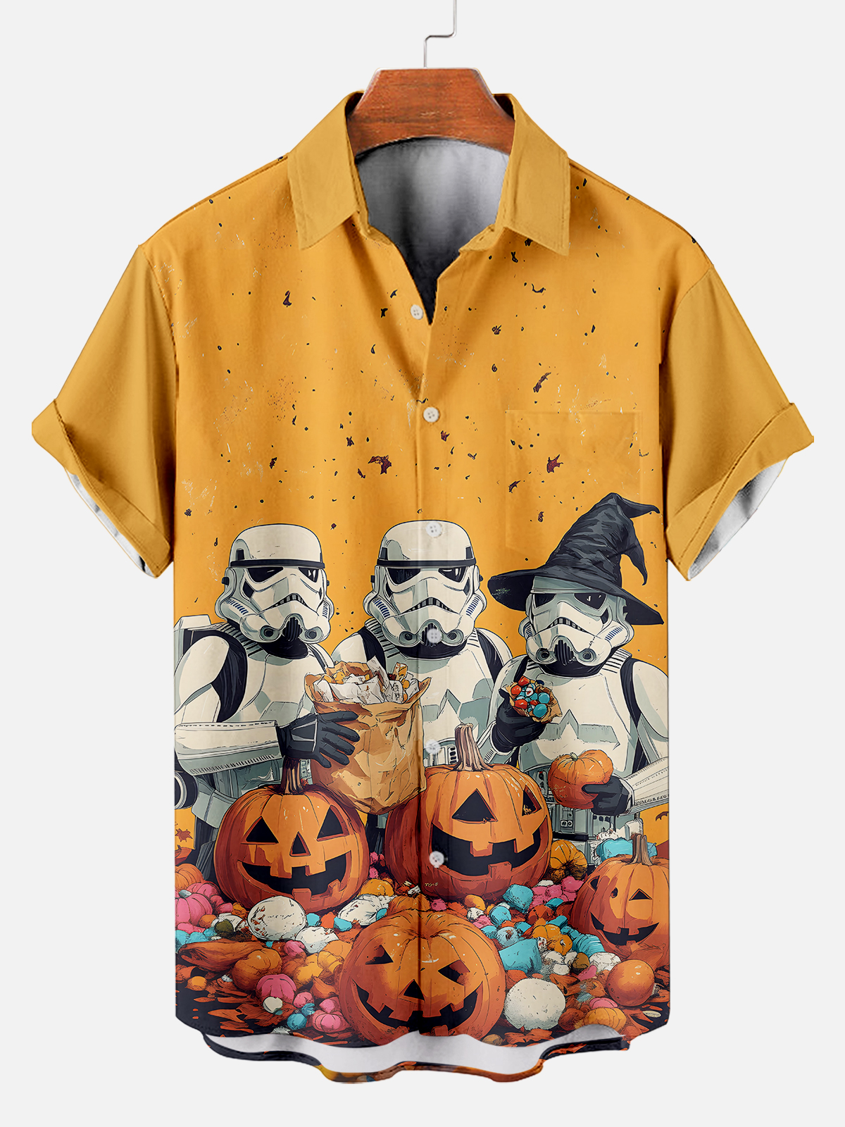 Men's Classic Movie Graphic Short Sleeve Shirt