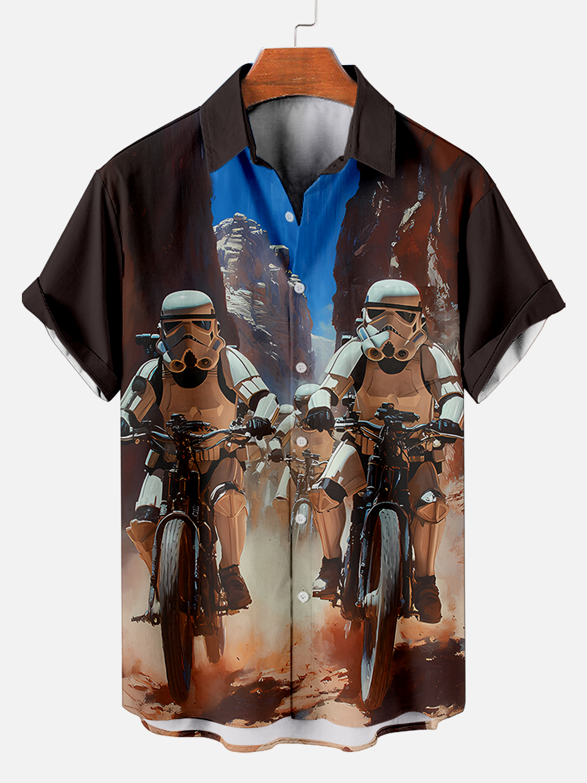 Men's Classic Movie Graphic Short Sleeve Shirt