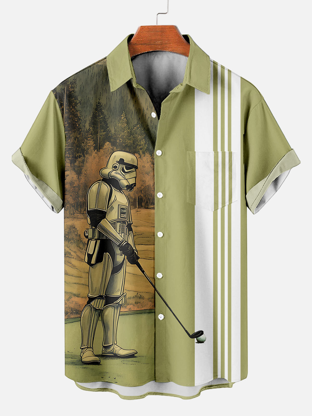 Men's Classic Movie Graphic Short Sleeve Shirt