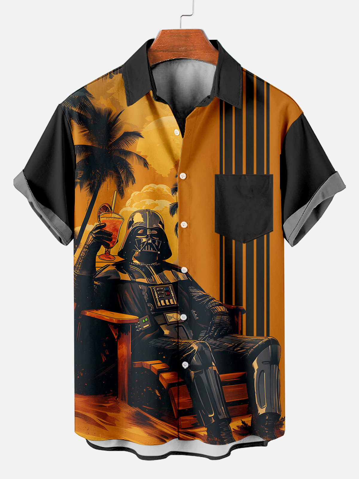 Men's Classic Movie Graphic Short Sleeve Shirt