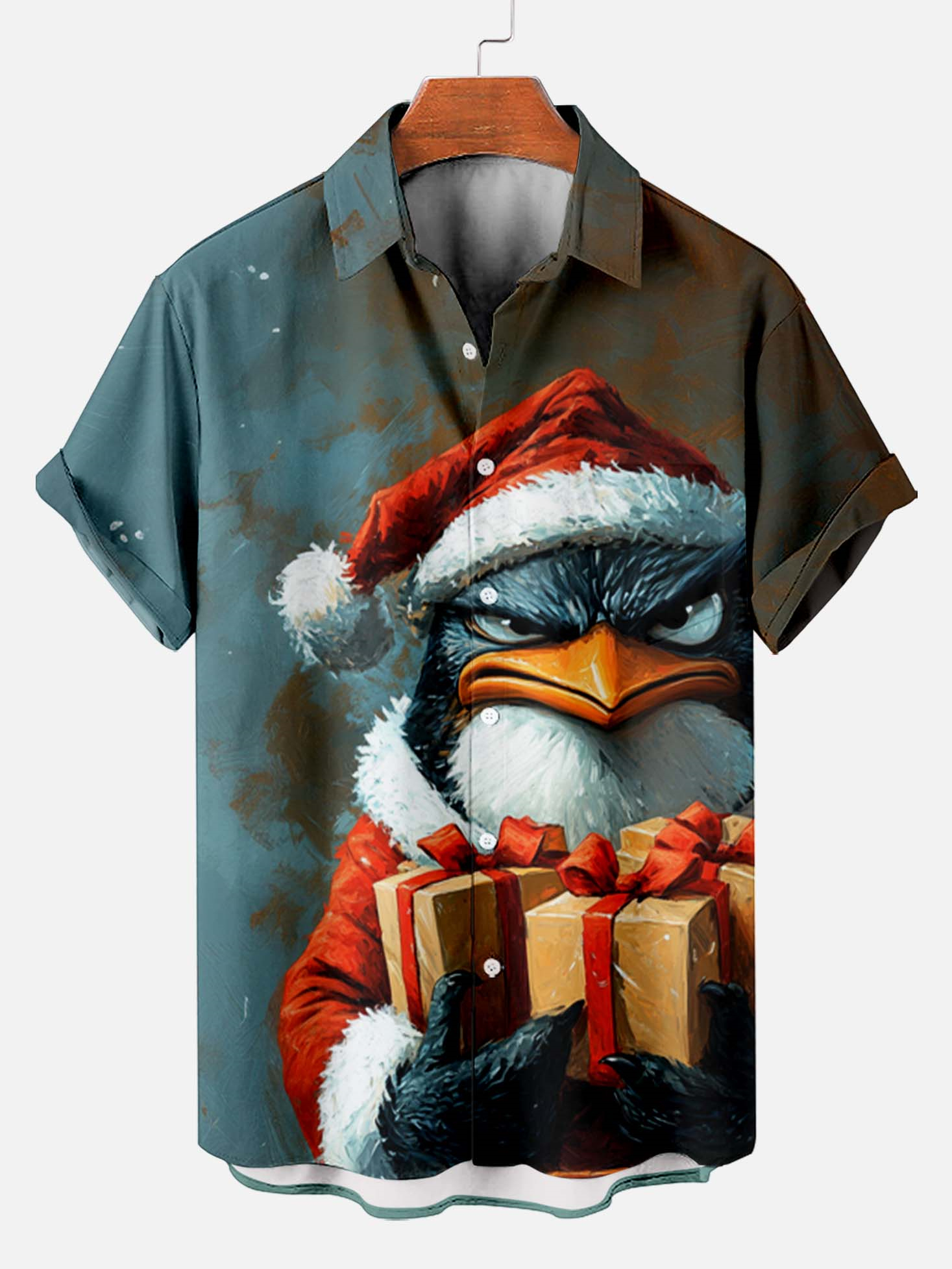 Men's Fun Cartoon Graphic Short Sleeve Shirt