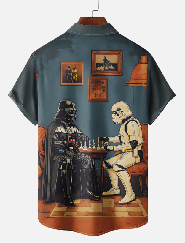 Men's Classic Movie Graphic Short Sleeve Shirt