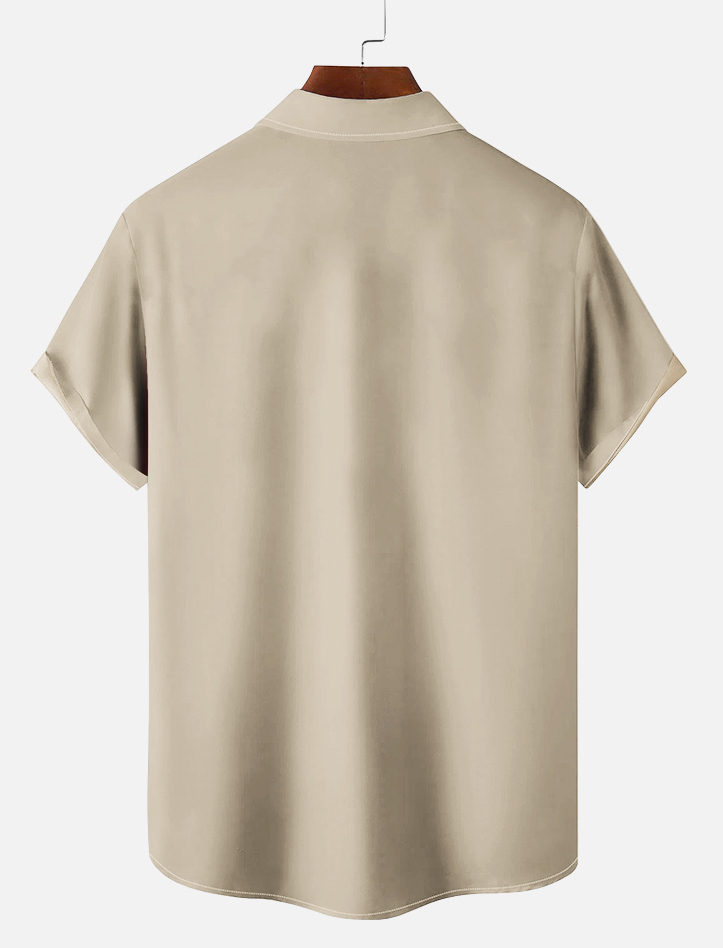 Men's Classic Movie Graphic Short Sleeve Shirt