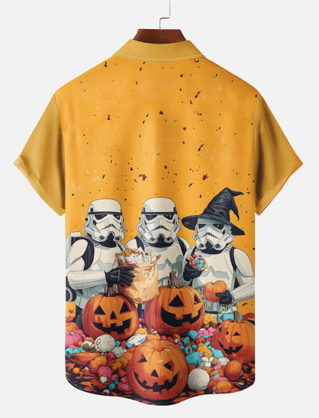 Men's Classic Movie Graphic Short Sleeve Shirt