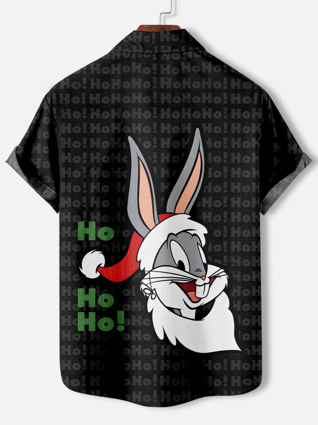 Men's Christmas Graphic Short Sleeve Shirt