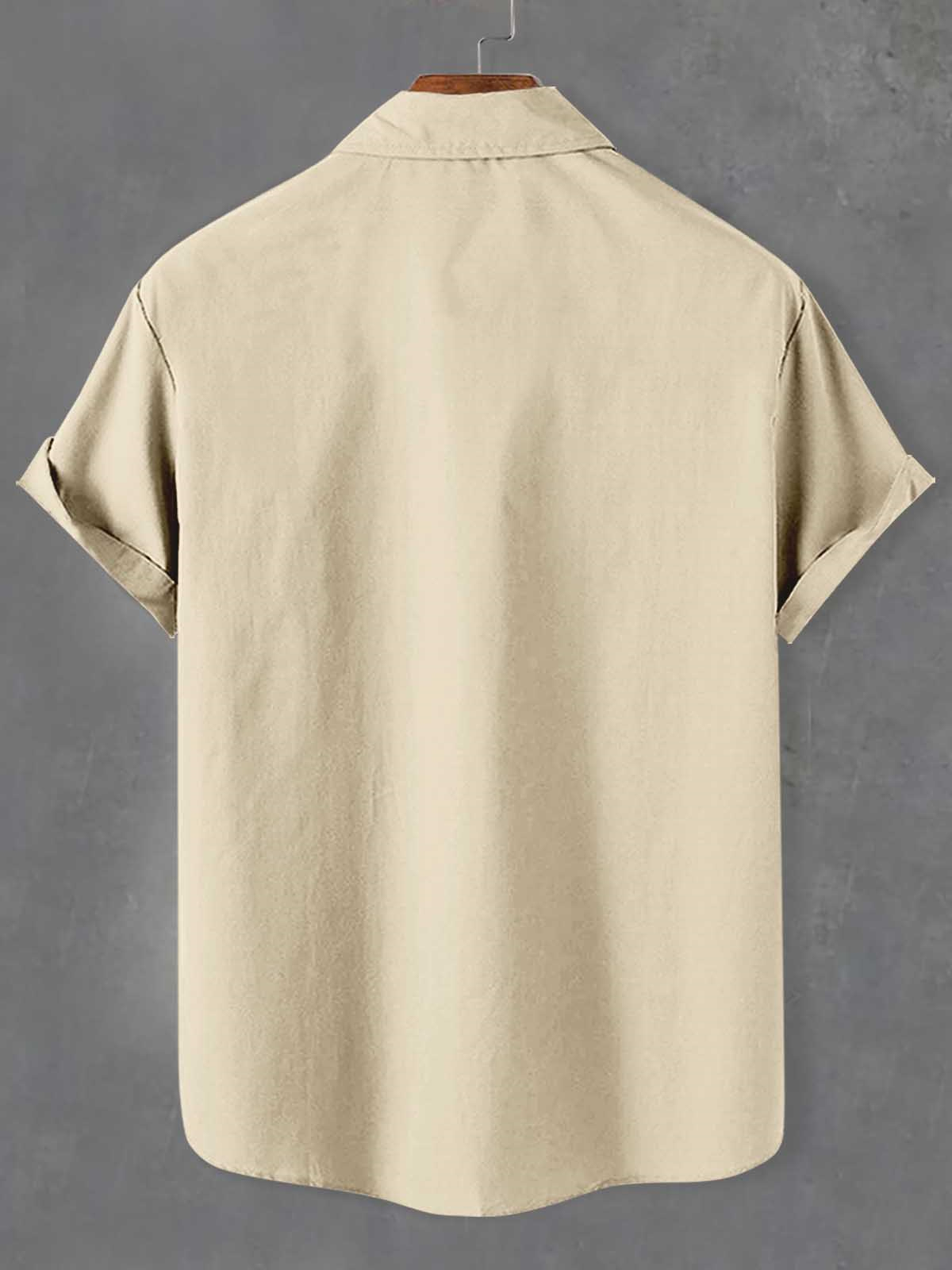 Men's Fun Cartoon Graphic Short Sleeve Shirt