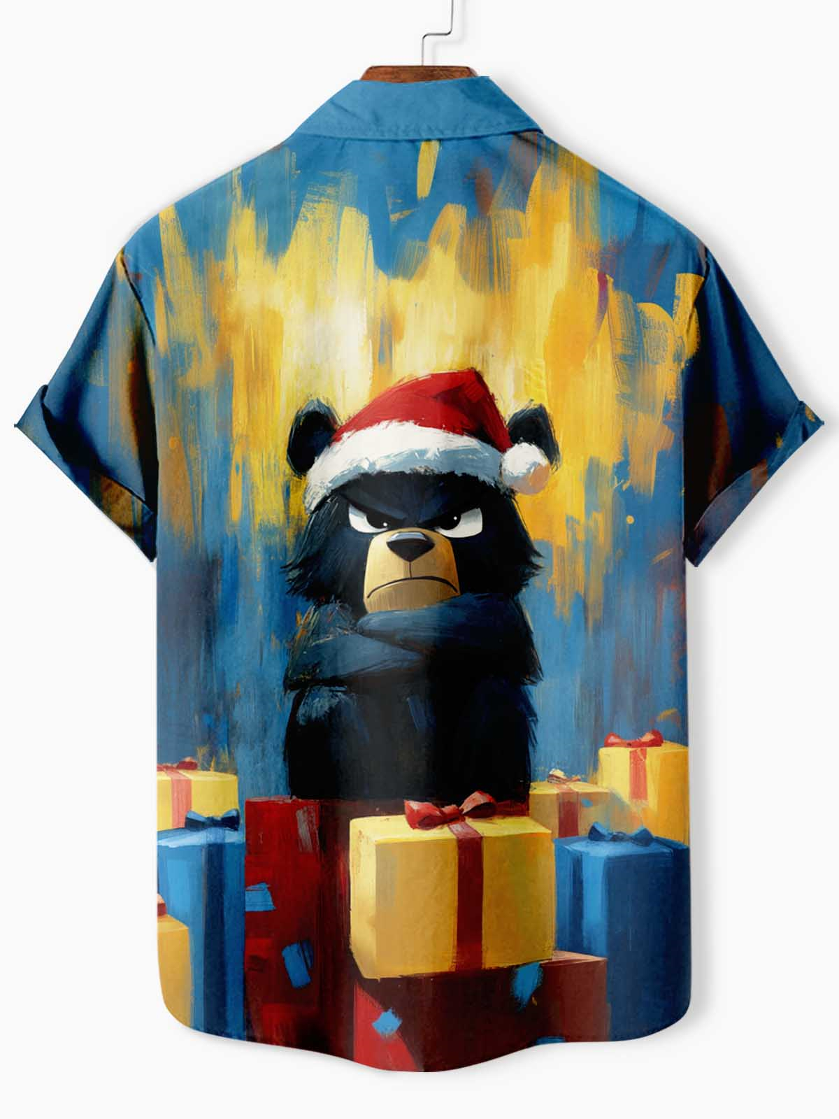 Men's Fun Animal Graphic Short Sleeve Shirt