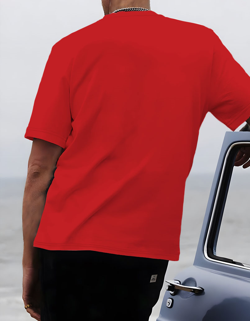 Men's Casual Cartoon Fun Illustration Short Sleeve T-Shirt