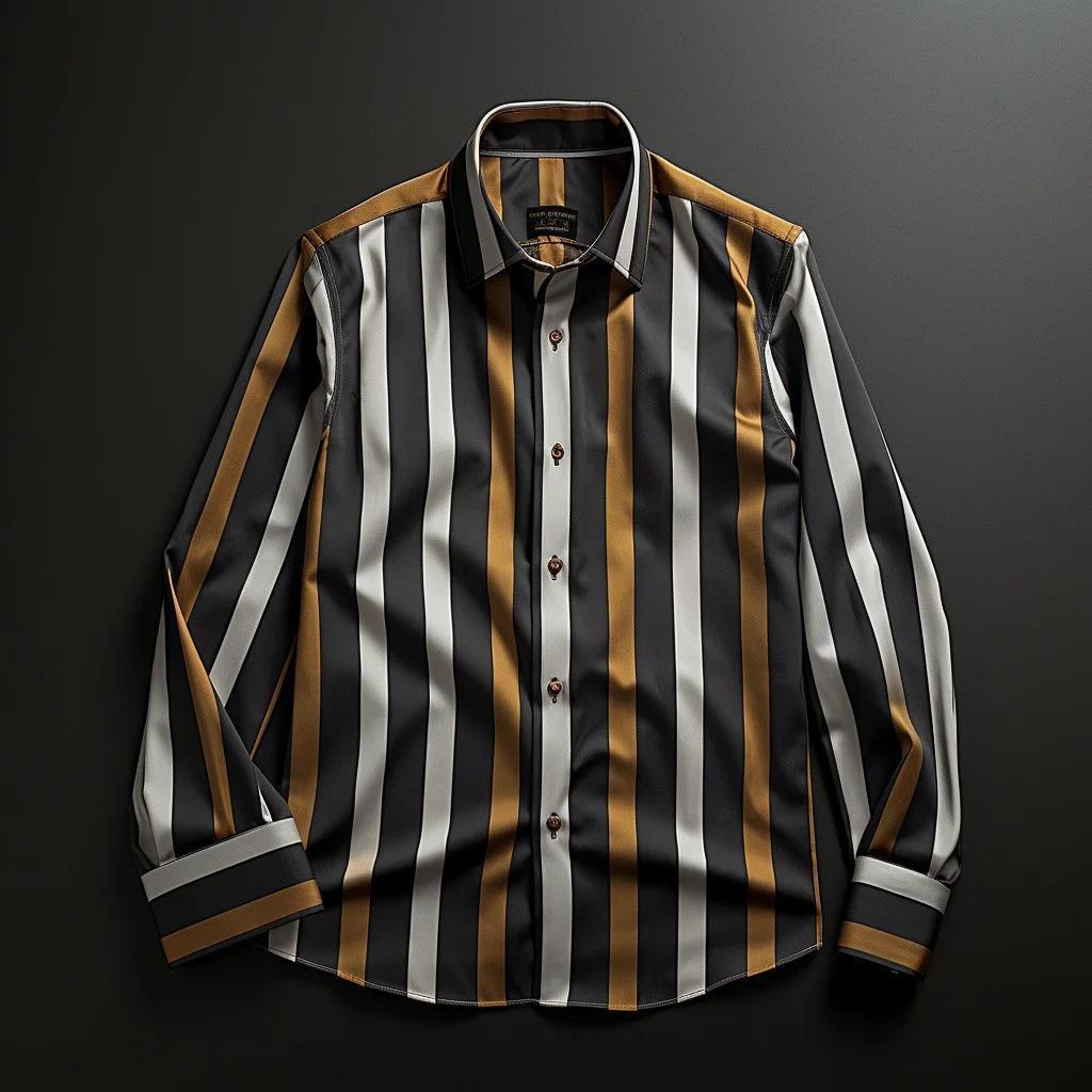 Men's Business Casual Button-Down Shirt