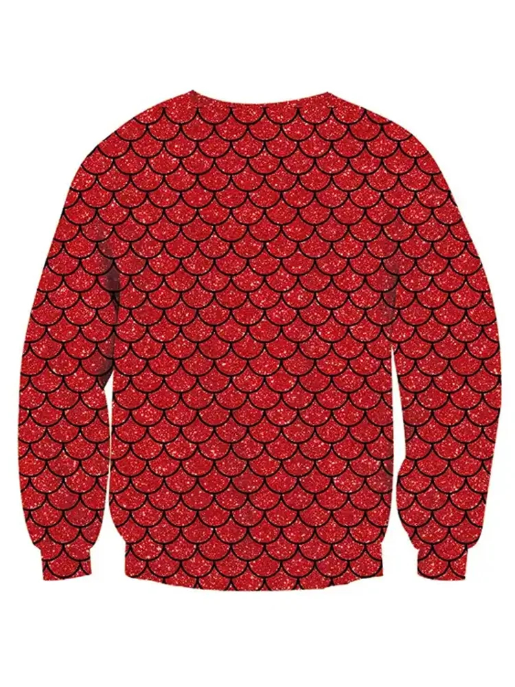 Men's Casual Art Graphic Long Sleeve Sweatshirt